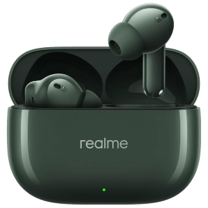 realme Buds T300 TWS Earbuds with Active Noise Cancellation (IP55 Water Resistant, 360 Degree Spatial Audio Effect, Dome Green)