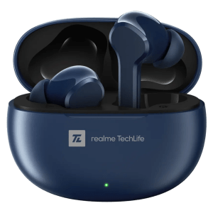 realme Techlife T100 TWS Earbuds with AI Environment Noise Cancellation (IPX5 Water Resistant, Google Fast Pair, Jazz Blue)