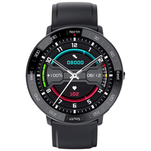 eOnz North Edge Keep NL03 Smartwatch with Camera Control (32.5mm HD IPS Display, IP67 Water Resistant, Black Strap)