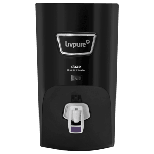 Livpure Daze 7L RO + UV + UF Water Purifier with Super Sediment Filter (Black)