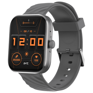 noise ColorFit Spark Smartwatch with Bluetooth Calling (50.8mm TFT HD Display, IP67 Water Resistant, Charcoal Grey Strap)