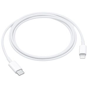 Apple MUQ93ZM/A Type C to Lightning 3.2 Feet (1M) Cable (Sync and Charge, White)