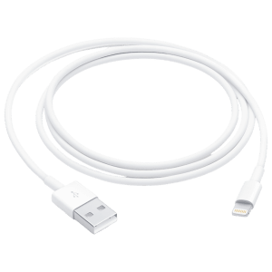 Apple MUQW3ZM/A Lightning to Type A 3.2 Feet (1M) Cable (Sync and Charge, White)