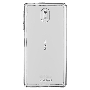 Stuffcool Blendo Hybrid Polycarbonate Back Cover for Nokia 3 (Camera Protection, Transparent)