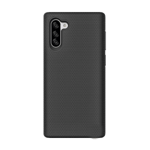 stuffcool Spike Hard Polycarbonate Back Cover for Samsung Galaxy Note 10 (Camera Protection, Black)