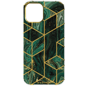 HYPHEN Luxe Marble TPU Back Cover for Apple iPhone 12 Pro Max (Compact and Flexible, Forest Green)