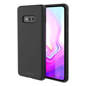 stuffcool Silo Soft Silicone Back Cover for Samsung Galaxy S10e (Camera Protection, Black)