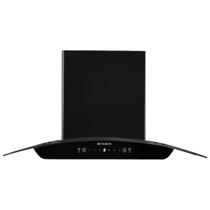 FABER Hood Sunny 75cm 1200m3/hr Ducted Auto Clean Wall Mounted Chimney with Touch Control (Black)