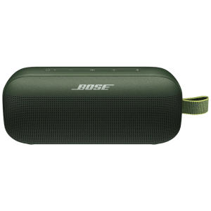 BOSE SoundLink Flex Portable Bluetooth Speaker (IP67 Water Resistant, Rich Sound, Stereo Channel, Cypress Green)