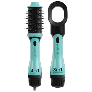 Ikonic Me Express 3-in-1 Hair Styler with Ceramic Titanium Coated Barrel (Innovative Airflow Vents, Tiffany)