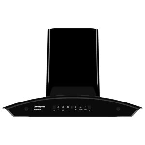 Crompton SensoSmart 60cm 1203m3/hr Ducted Wall Mounted Chimney with Filterless Technology (Black)