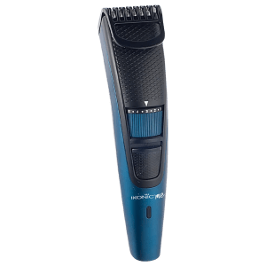 Ikonic Rechargeable Cordless Dry Trimmer for Hair with 10 Length Settings for Men (50mins Runtime, Low Noise, Blue)