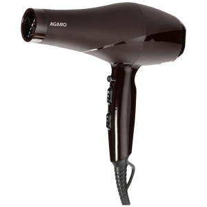 AGARO HD 1120 Hair Dryer with 3 Heat Settings & Cool Shot (Ionic Technology, Brown)