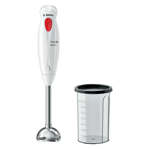 BOSCH CleverMixx 400 Watt 1 Speed Hand Blender (Pulse Function, White)