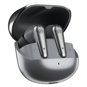 noise Buds X Prime TWS Earbuds with Passive Noise Cancellation (IPX5 Water Resistant, Fast Charge, Silver Grey)