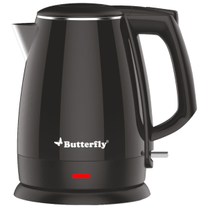 Butterfly Magnum 1500 Watt 1.5 Litre Electric Kettle with Cool Touch Outer Body (Black)