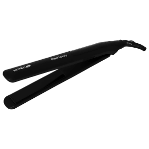 Ikonic Black Beauty Hair Straightener with Instant Heat Up Technology (Ceramic Coated Floating Plates, Black)