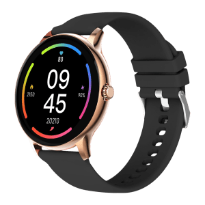 FIRE-BOLTT Phoenix Pro Smartwatch with Bluetooth Calling (35.3mm HD TFT Display, IP67 Water Resistant, Gold Black Strap)