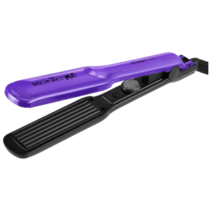 Ikonic Style Hair Crimper with Nano Titanium Technology (Titanium Plates, Purple)