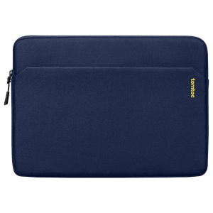 tomtoc Light A18 Recycled Fabric Laptop Sleeve for 14 Inch Laptop (Water Resistant, Dark Blue)