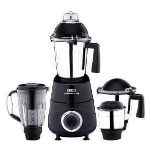 USHA Thunderbolt Pro 1000 Watt 4 Jars Mixer Grinder (ABS Plastic Blade, Black)