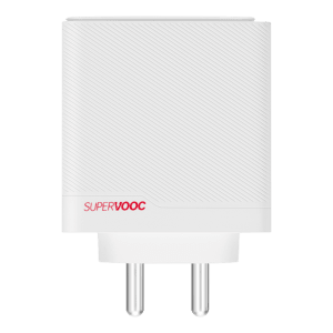 OnePlus VCBAUAIH 100W Type A and Type C 2-Port Fast Charger (1 Type C to Type C, 1 Type A to Type C, SUPERVOOC, White)