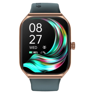 TITAN Smart 3.0 Smartwatch with Bluetooth Calling (49.7mm AMOLED Display, IP68 Water Resistant, Teal Strap)