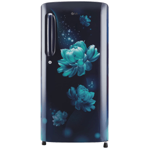 LG 185 Litres 3 Star Direct Cool Single Door Refrigerator with Antibacterial Gasket (GLB201ABCD, Blue Charm)