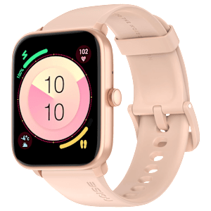 noise ColorFit Pulse 4 Smartwatch with Bluetooth Calling (46.9mm AMOLED Display, IP68 Water Resistant, Rose Gold Strap)