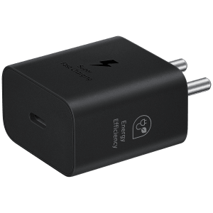 SAMSUNG 25W Type C Fast Charger (Adapter Only, Support PD 3.0 PPS, Black)