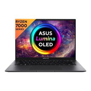 ASUS AMD Ryzen 5 (14 inch, 16GB, 1TB, Windows 11 Home, MS Office 2021, AMD Radeon, OLED Display, Jade Black, UM3402YA-KM551WS)