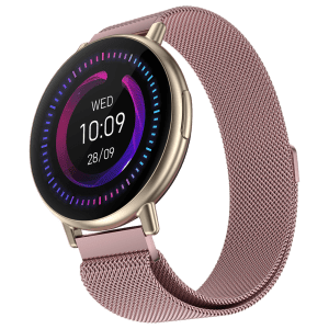 FIRE-BOLTT Destiny Smartwatch with Bluetooth Calling (35.3mm HD Display, IP67 Water Resistant, Pink Strap)