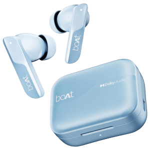 boAt Airdopes 800 TWS Earbuds with Environmental Noise Cancellation (IPX4 Water Resistant, ASAP Charge, Interstellar Blue)