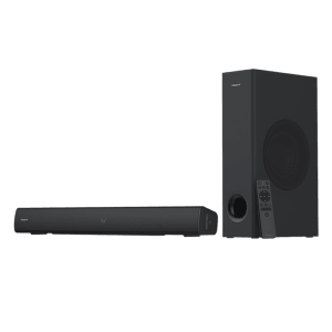 Creative Stage V2 160W Bluetooth Soundbar with Remote (Deep Thumping Bass, 2.1 Channel, Black)