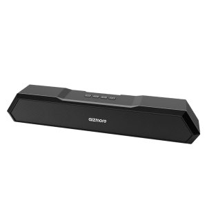 GIZmore Gizbar 1200 12W Bluetooth Soundbar (Aqad Mode, Stereo Channel, Black)