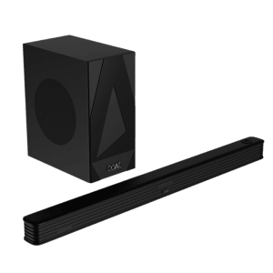 boAt Aavante Bar 1800 v2 120 Watts Bluetooth Sound Bar with Remote (2.1 Channel, Black)