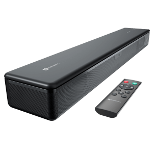 PORTRONICS Sound Slick 8 80W Bluetooth Soundbar with Remote (Surround Sound, 2.0 Channel, Black)