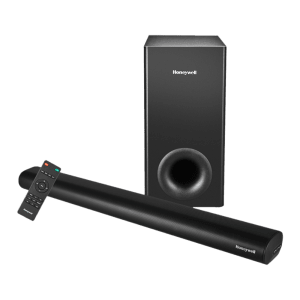 Honeywell TRUENO U3000 160W Bluetooth Soundbar with Remote (3 EQ Mode, 2.1 Channel, Black)