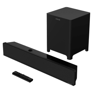 Croma 40W RMS Bluetooth Soundbar with Remote (Acoustic Sound, 2.1 Channel, Black)