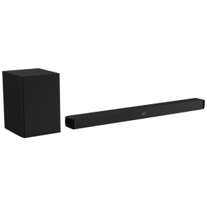 Croma 200W Soundbar with Remote (Wireless Subwoofer, 2.1 Channel, Black)