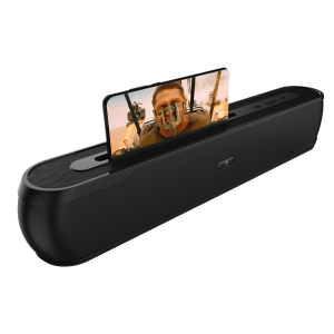 WINGS Center Stage 110 20W Bluetooth Soundbar (Stereo Sound, 2.0 Channel, Black)