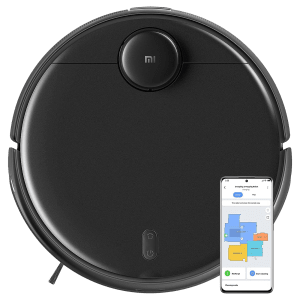 Xiaomi 2 Pro Robotic Vacuum Cleaner & Mop with Wi-Fi Connectivity (Alexa & Google Assistant, Black)