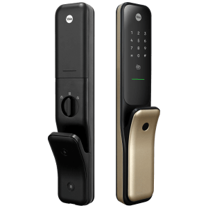 Yale Digital Smart Door Lock (Fingerprint Scan, YaleKyraProCG, Champagne Gold)