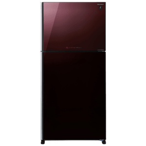 SHARP 556 Litres 2 Star Frost Free Double Door Refrigerator with Inverter Compressor (SJ-GP60T-MR, Maroon)