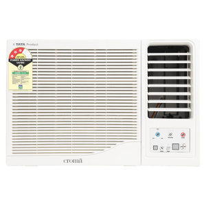 Croma 1 Ton 3 Star Fixed Speed Window AC (2024 Model, Copper Condenser, Dust Filter)