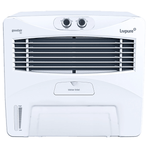 Livpure GOODAIR 52 Litres Window Air Cooler with Inverter Compatible (2-in-1 Convenience, White)