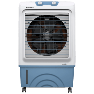 HAVELLS Koolaire-X 51 Litres Desert Air Cooler with Castor Wheels (Evaporative Cooling Technology, Light Blue & White)