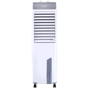 Croma 50 Litres Tower Air Cooler with Inverter Compatible (Ice Chamber, White & Grey)