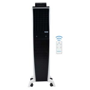 Symphony Diet 3D 55i+ 55 Litres Room Air Cooler with Magnetic Remote (SMPS Technology, Black)