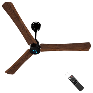 atomberg Renesa Plus 5 Star 1200mm 3 Blade BLDC Motor Ceiling Fan with Remote (LED Indicator, Dark Walnut)